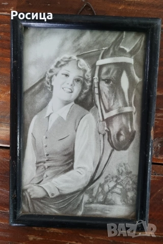 Картина "Момичето с нейния кон"