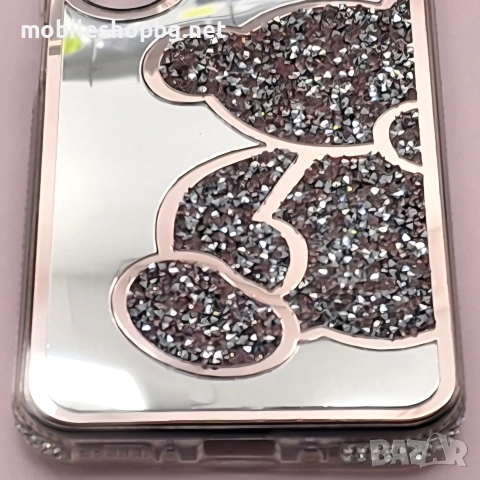 Samsung Galaxy A17 кръб с Мече и камъчета розов огледален, снимка 3 - Резервни части за телефони - 52901835