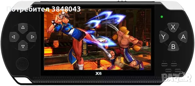 Портативна игрова конзола X6, снимка 5 - Други игри и конзоли - 50242653