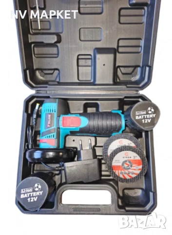 Акумулаторен ъглошлайф 12V – Компактен, мощен и удобен, снимка 6 - Ъглошлайфи - 53843203