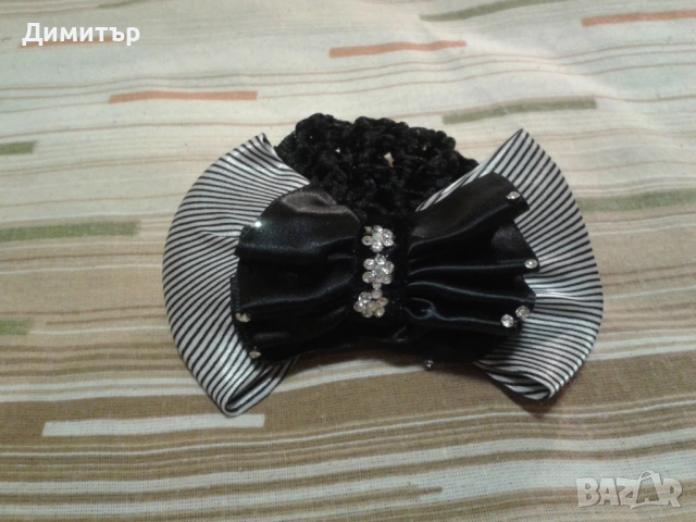 Фиба с панделка и мрежа за косата