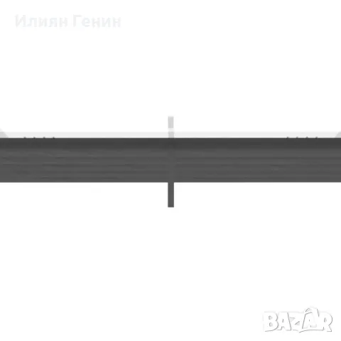 Резервен калъф Outsunny за беседки 4x3 м, с дренажни отвори, 3,50 x 2,6 м, тъмносив, снимка 5 - Градински мебели, декорация  - 50374625