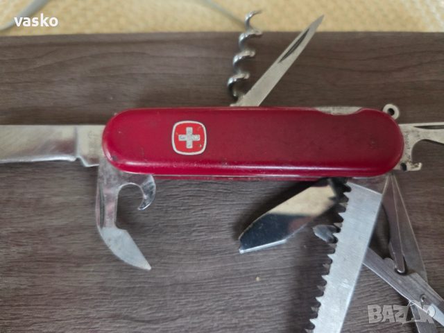 Wenger+пинсета+клечка за зъби, снимка 3 - Ножове - 53909565