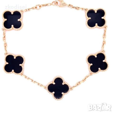 Златна дамска гривна Van Cleef 9,78гр. 18,5см. 14кр. проба:585 модел:33759-4, снимка 1