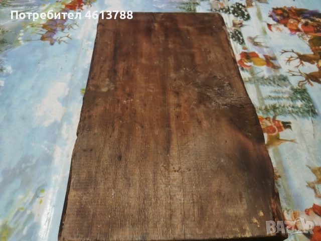 Стара ръчно рисувана икона, снимка 5 - Икони - 52171037
