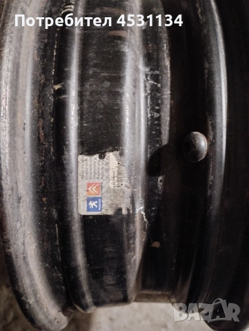 Джанти Пежо/Ситроен 14х6.5J, снимка 2 - Гуми и джанти - 53899012