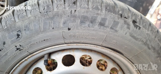 джанти със зимни гуми 15 " , снимка 5 - Гуми и джанти - 51407156
