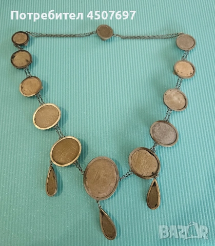 Викторианско колие от лава камея., снимка 9 - Колиета, медальони, синджири - 53859009