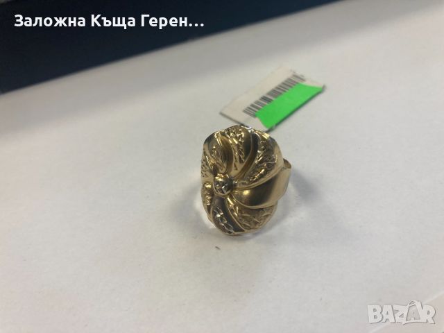 Дамски златен пръстен 2,64гр. Размер 62, снимка 2 - Пръстени - 45112539