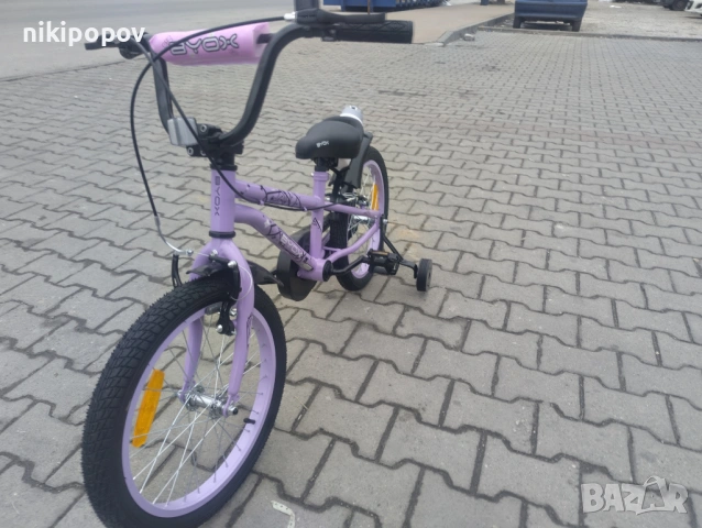 BYOX Велосипед 18" PIXY лилав, снимка 9 - Велосипеди - 53559058