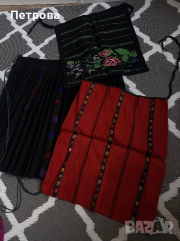 Части от народна носия/вълненик/бръчник/престилка/видин/кула