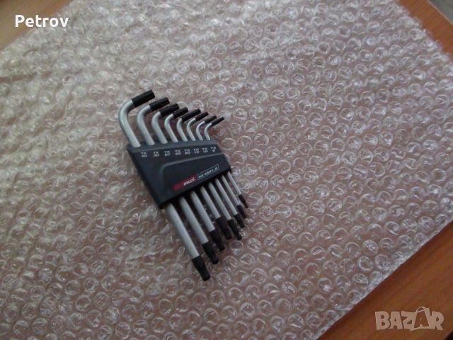 HOLEX Torx - Made in Germany - ЧИСТО НОВ Комплект Torx / Торкс със сверична глава / ПРОФЕСИОНАЛЕН !!, снимка 2 - Гедорета - 41957030