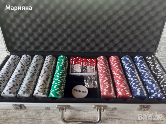 куфар покер 500 чипа, снимка 1 - Настолни игри - 46672910