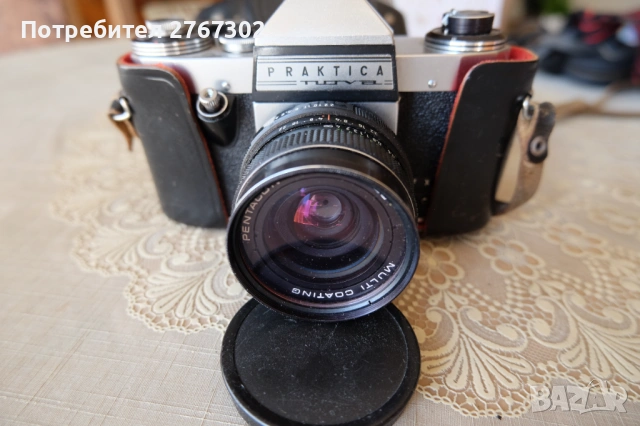 Praktica & Pentacon 29mm f2.8 Lens. M42 Mount., снимка 2 - Фотоапарати - 53799730