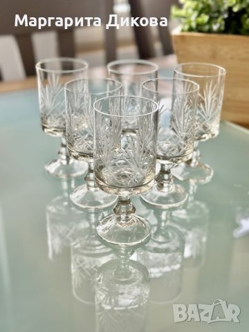Кристални чаши за алкохол, снимка 1 - Чаши - 45266959