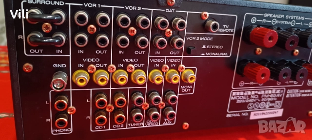 Marantz PM65-AV, снимка 9 - Ресийвъри, усилватели, смесителни пултове - 52878019