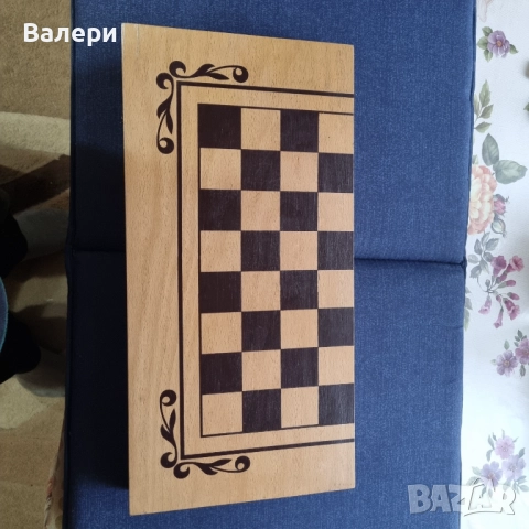 Класическа BG.Дървена табла от Соца, снимка 4 - Шах и табла - 52891874