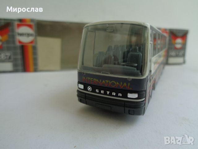  HERPA 1:87 H0 SETRA АВТОБУС МОДЕЛ КОЛИЧКА , снимка 4 - Колекции - 46183688