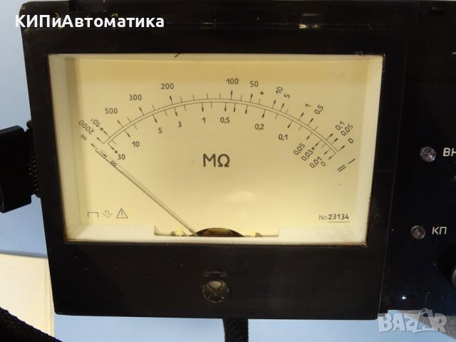 мегаомметър Ф4102/1-1М 100V, 500V, 1000V, снимка 3 - Други машини и части - 46742957