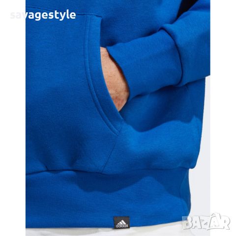 Спортно горнище ADIDAS Paris Graphic Unisex Hoodie Blue, снимка 5 - Спортни дрехи, екипи - 46671581