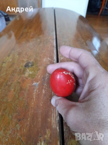 Старо дървено яйце #16, снимка 4 - Други ценни предмети - 53288534