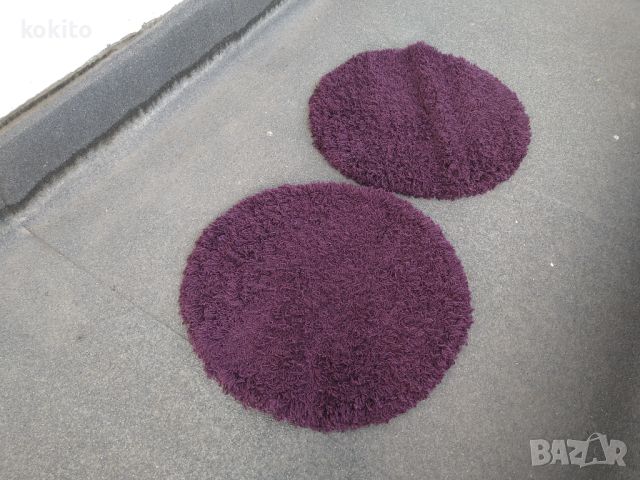 Шаги килимчета лот 2 броя- лилави, снимка 1 - Килими - 45595034