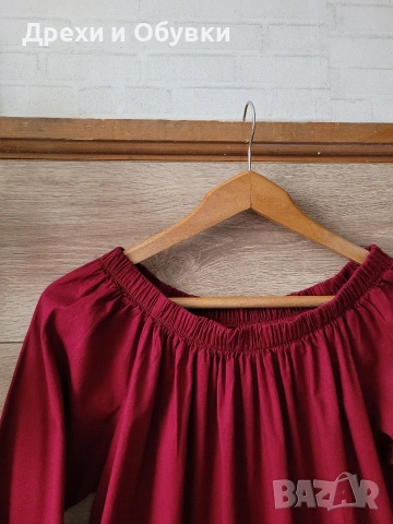 Рокля бордо Италия , снимка 5 - Рокли - 54095763