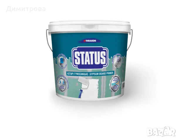 THRAKON - Акрилен бял грунд, снимка 2 - Бои, лакове, мазилки - 50162082