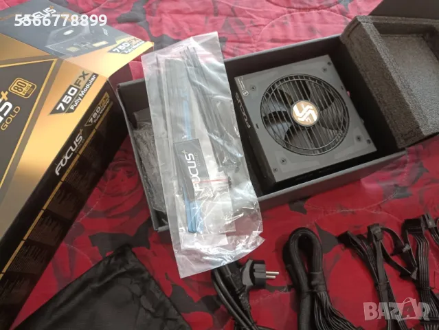 Захранване Seasonic 750W  80+ GOLD, снимка 4 - Захранвания и кутии - 49372588