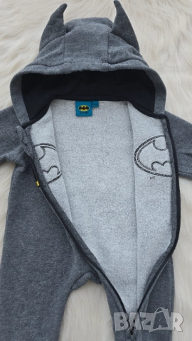 Бебешки ромпър Батман за новородено, снимка 5 - Бебешки гащеризони - 52116312