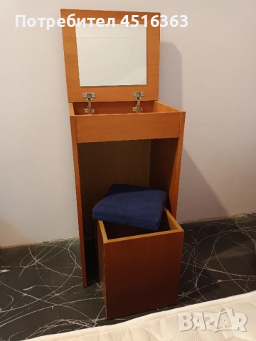 Нощни шкафчета и тоалетка от чам, снимка 12 - Шкафове - 52155480