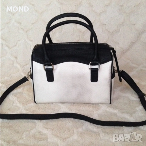 Дамска чанта Express - Black & White Purse, снимка 10 - Чанти - 52868356