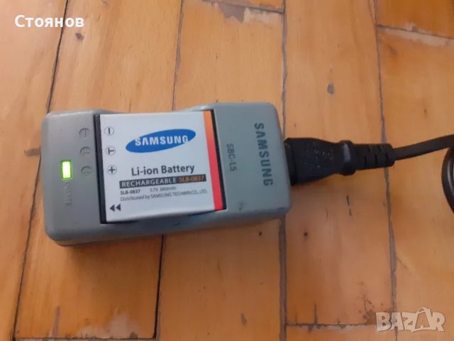 
Зарядно и батерия SAMSUNG SBC-L5 заедно с батерия
Samsung SLB-0837
, снимка 1 - Батерии, зарядни - 46884218