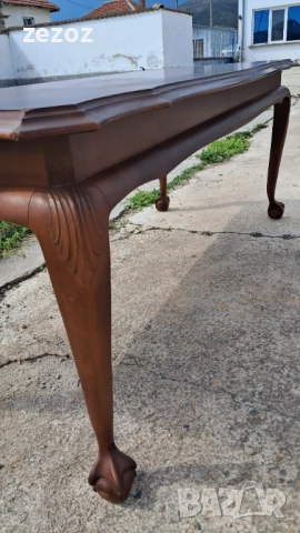  Холна ретро маса масив №161, снимка 5 - Маси - 52847600