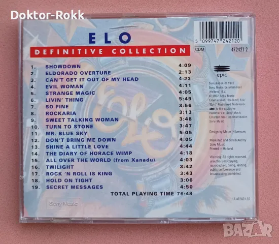 ELO – Definitive Collection (Compilation) CD, 1992, снимка 2 - CD дискове - 49338365