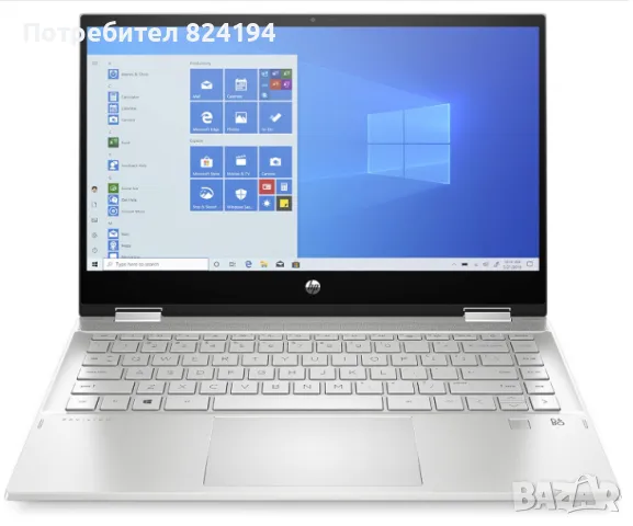 Продавам нов HP Pavilion x360 14-dy0243ng 2-in-1 Convertible Laptop, снимка 1 - Лаптопи за работа - 47935337