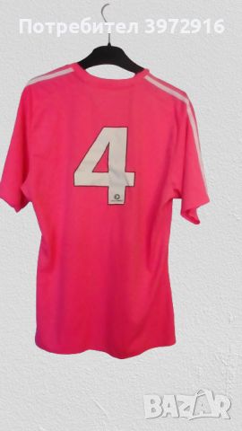 Розова спортна тениска ADIDAS, снимка 2 - Тениски - 45783903