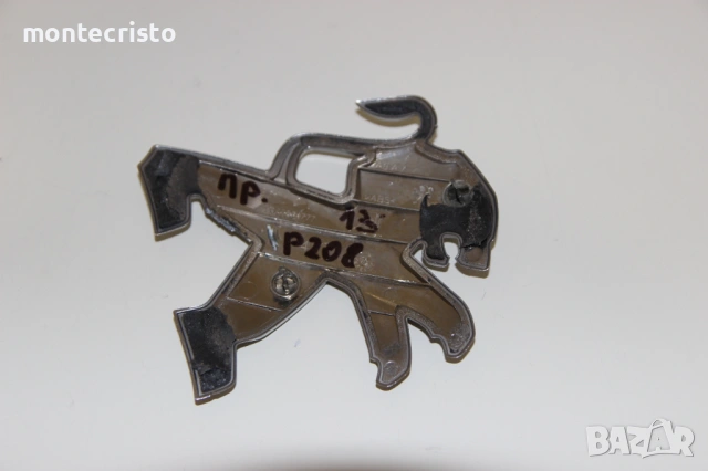 Предна емблема Peugeot 208 (2012-2016г.) 9673874777 емблема преден капак Пежо 208, снимка 4 - Аксесоари и консумативи - 54101236