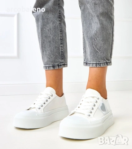 Дамски маратонки на платформа Nihal, 2цвята , снимка 7 - Маратонки - 53067343