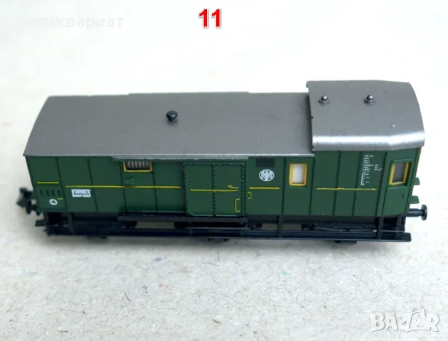 Товарни и пътнически вагони N (1:160) - от 9 до 12, снимка 9 - Колекции - 49365656