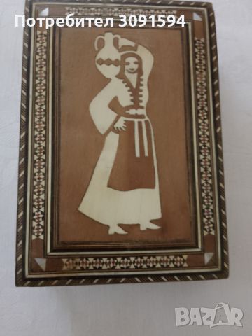     Кутия за бижута   Близкия изток, кутии с инкрустиран седеф от народното изкуство, дървена , снимка 1 - Колекции - 45523823