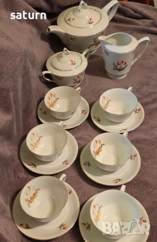 порцеланов сервиз ZehSchrezer Bavaria Германия почти 100 гидишен юбилеен, снимка 2 - Сервизи - 53851728