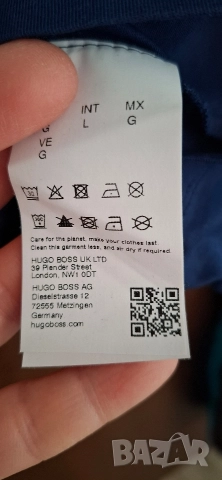 HUGO BOSS Оригинална мъжка тениска-размер L, снимка 5 - Тениски - 49763667
