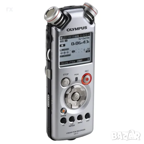 Аудио рекордер / диктофон Olympus LS-11 , стерео, PCM/MP3/WMA , снимка 1 - MP3 и MP4 плеъри - 47566150