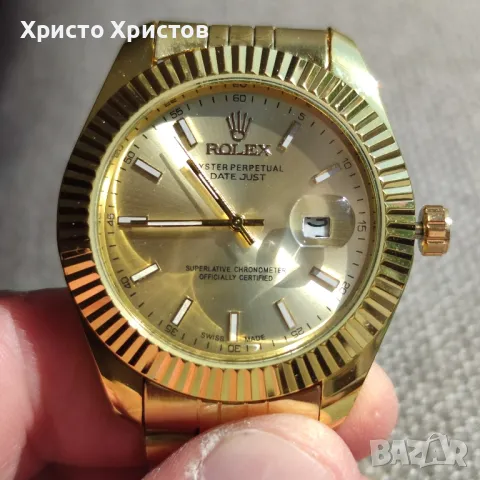 НА ЕДРО!!! Мъжки луксозни часовници Rolex Oyster Perpetual Datejust , снимка 5 - Мъжки - 47015533