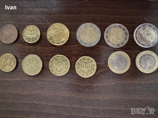 Euro монети