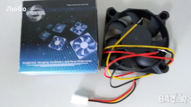 ВЕНТИЛАТОР EC5010M12CA, DC 12V=0.09W- EVERCOOL, снимка 2 - Друга електроника - 49789500