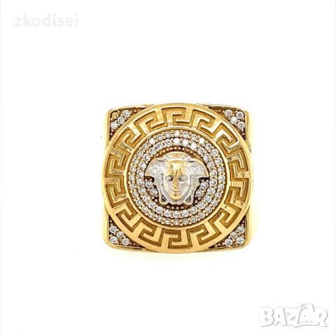 Златен мъжки пръстен 12,8гр. размер:65 14кр. проба:585 модел:4038-4