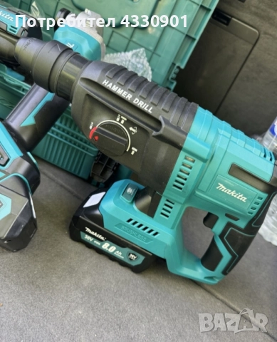 💥 Makita 36V комплект – 4 машини + 3 батерии и зарядно 🔋, снимка 7 - Куфари с инструменти - 52400116