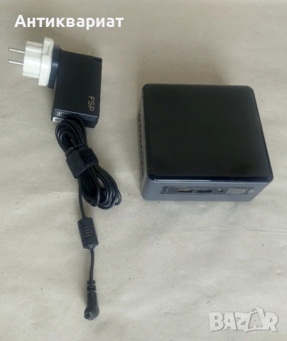 Мини компютър Intel NUC 6CAYH / Intel Celeron J3455 (1.5/2.3 GHz, 2M) / 4GB DDR3L / 320 HDD / HDMI